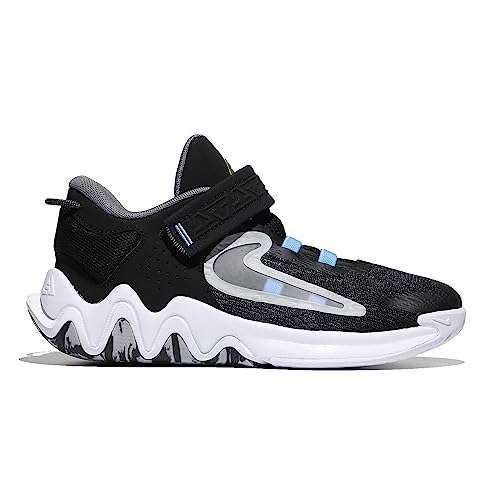 Nike Giannis Immortality 2 (Little Kid) Black/White/University Blue/Smoke Grey 2 Little Kid M 4