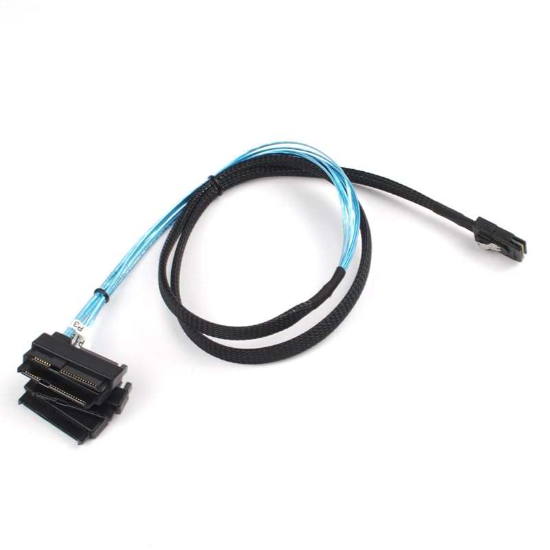 Heretom Internal Mini SAS HD SFF-8643 to SFF-8643 Cable, 12Gbps, Compatible with RAID or PCI Express Controller (3.3FT/1M) 4