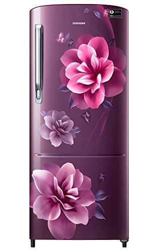 Samsung 192 L 3 Star Inverter Direct Cool Single Door Refrigerator (RR20A172YCR/HL, Camellia Purple, 2022 Model)