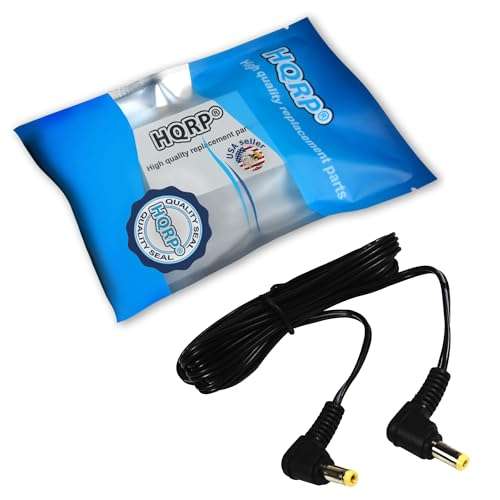 HQRP DC Cable Cord Compatible with Panasonic K2GJ2DC00011, K2GJ2DC00015 VDR-D220 VDR-D230 VDR-D310 PV-GS19 PV-GS29 PV-GS31 PV-GS320 PV-GS32 SDR-H80 SDR-H90 2