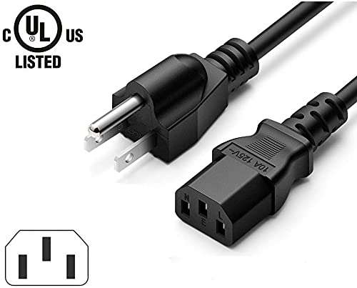 BestCH AC Power Cord Cable for Acer X223WC P221W X221W X222W 22'' LCD Monitor AZ5600-U1352 AZ5600-U2092 All-in-One PC Aspire Z5 Z5600 AZ5600#DQSLTAA005248009C96300 All in One AIO Desktop 5