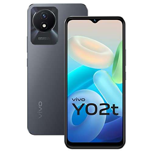 Vivo Y02t (Cosmic Grey, 4GB RAM, 64GB Storage) with No Cost EMI/Additional Exchange Offers 5