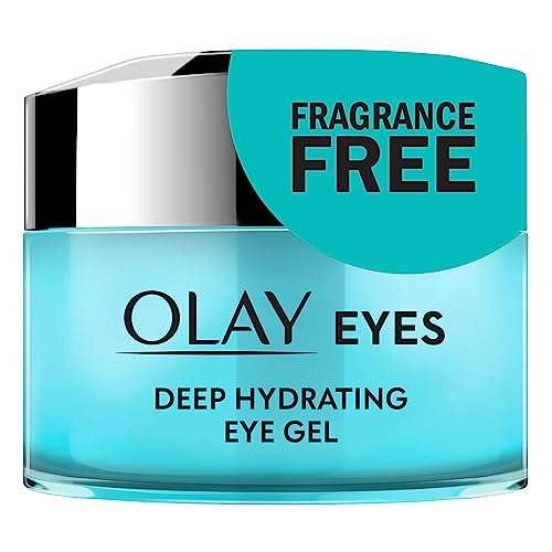 Olay Deep Hydrating Eye Gel with Hyaluronic Acid for Tired Eyes, Hydrating Gel, Cucumber, 0.5 Fl Oz 1