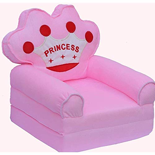 Blenzza Deco Kid's Pure Fiber Princess Sofa Cum Bed (30X16X25 Inches)
