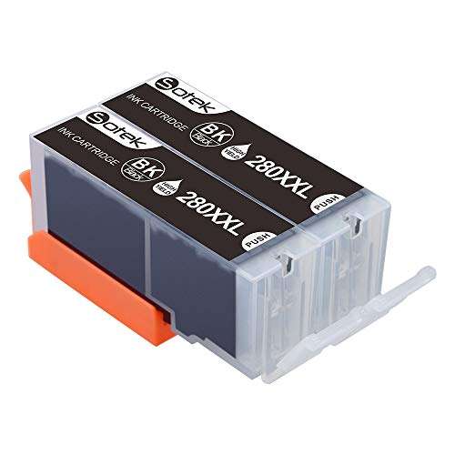 Sotek Compatible Ink Cartridge 280XL 281XL 280 281 PGI-280XXL CLI-281XXL, Work for Canon PIXMA TS9120 TS8120 TS8220 TS8320 TS8322 TS9120 TS8100 TS8200 TS8300 Printers (6 Pack, with Photo Blue) 5
