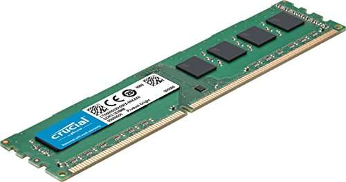 Crucial 16GB, 240-pin DIMM, DDR3 PC3-12800, 2