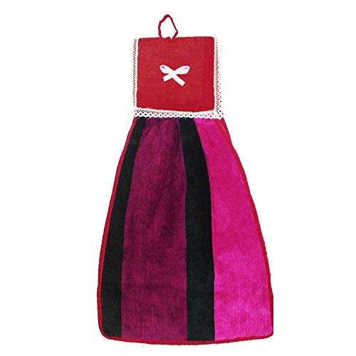 A CUBE LUXURY SOLUTIONS Hanging Cotton 4 Pieces Cotton Washbasin Napkin/Hand Towel for Kitchen and Bathroom (4) 5