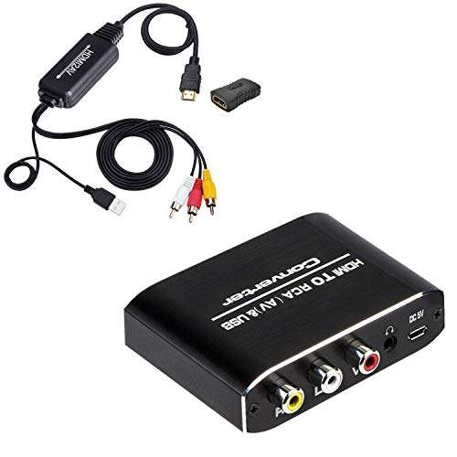 Wonlyus HDMI to RCA Cable + HDMI to RCA Converter 1