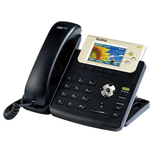 Yealink YEA-SIP-T32G 1-Handset Landline Color IP Phone with POE and 3-Inch LCD 1