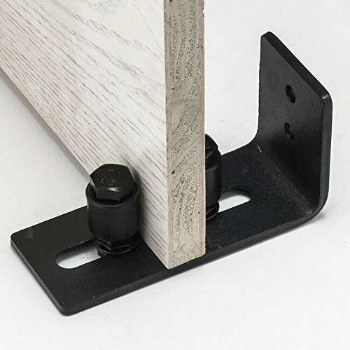 BestSeller989 8 in 1 Adjustable Barn Door Floor Guide Stay Roller Sliding Wall Mount Hardware 3