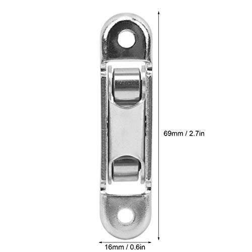 20Pcs Sliding Door Window Pulley 16mm Width Flat Double Wheel Double Flat Rollers Plastic Steel Push?Pull Flexible Hardware 2