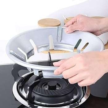 Heavy Duty Stainless Steel Gas Saver Burner Stand | Gas Chulha Support Jali Ring | Fire & Windproof Energy Saving Gas Stand for Indian Kitchen | Universal Round Burner Stand (Pack of 1) 1
