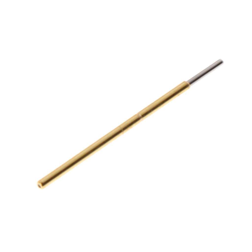 WERQA 100 Pcs P50-J1 Spring Test Probe Pin Test Tools 0.68mm Length 16mm Round for Head Pin for Printed Circuit Board 3