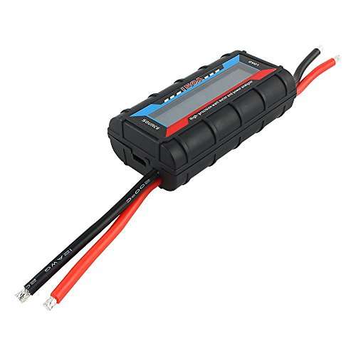 Rcharlance 150A RC Watt Meter Power Analyzer High Precision FT08 Battery Voltage Amp Meter with Backlight LCD Balancer 60V Model Tester 5