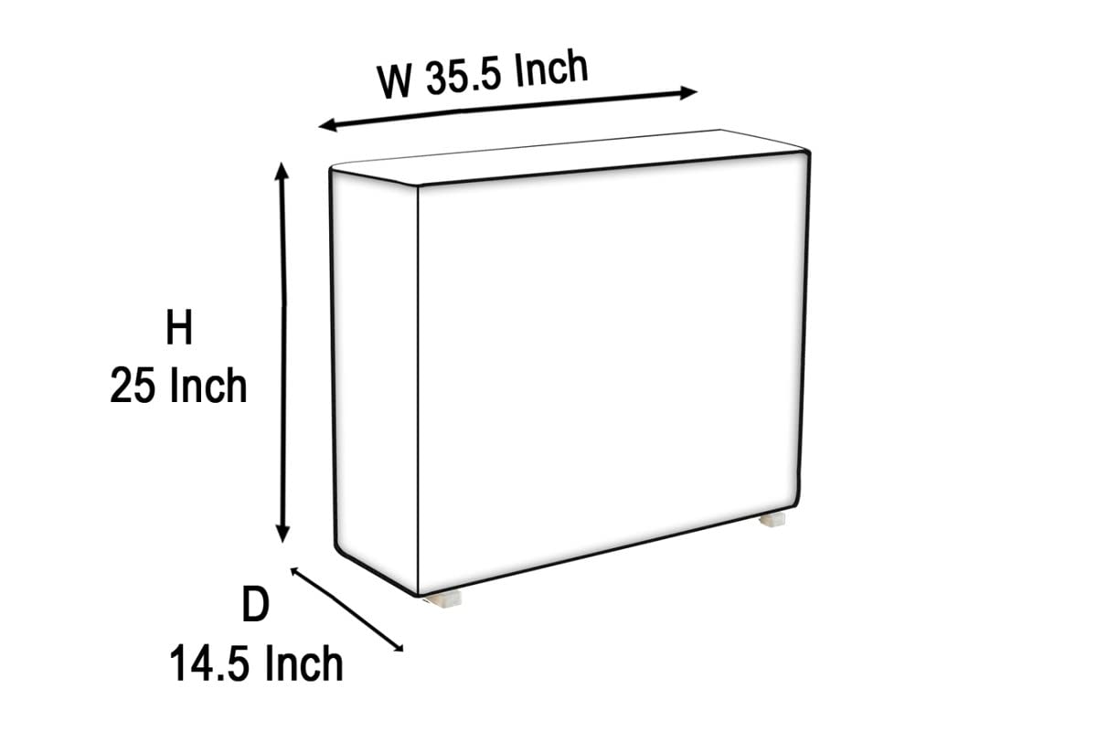 Stylista split ac cover set of indoor and outdoor unit Compatible for 2 Ton SAMSUNG AR24BY4YAWK Green 5