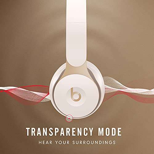 Beats SOLO PRO Bluetooth Wireless On Ear Headphones with Mic (Ivory) 5