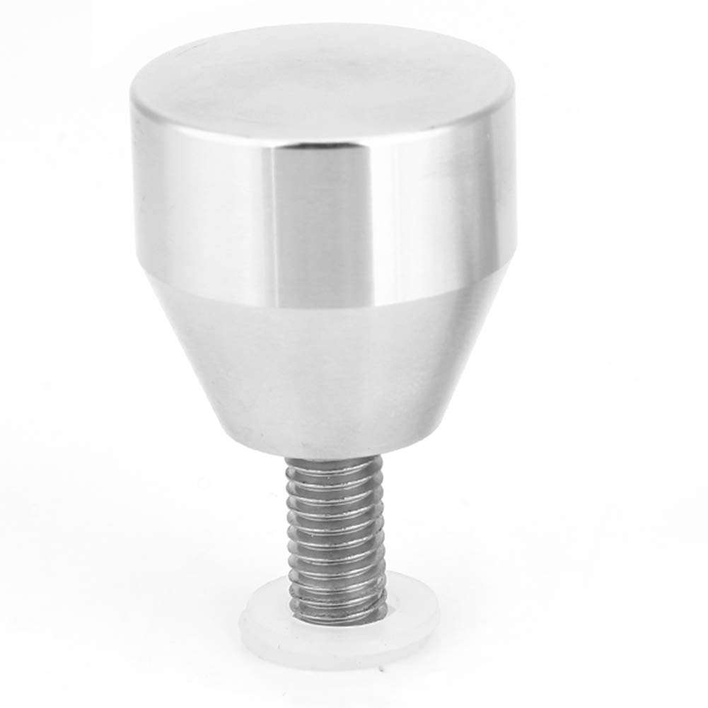 Oumefar 6x3x3cm Shower Door Knob Glass Door Handle Single Hole SUS304 Furniture Cabinet Pull Hardware Furniture Fittings for Glass Sliding Door 6