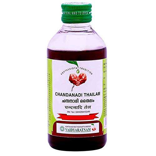 Vaidyaratnam Chandanadi Thailam 200 ml (Pack Of 1)| Ayurvedic Products | Ayurveda Products | Vaidyaratnam Products 1