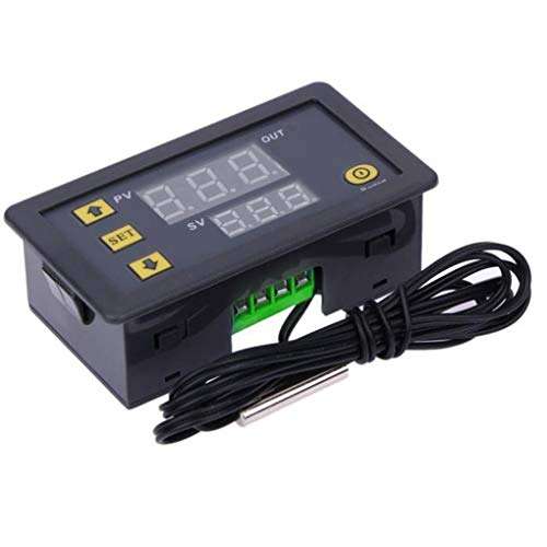 12V 20A W3230 LCD Digital Thermostat Temperature Controller Meter Digital Thermostat Regulator High Temp Alarm 1