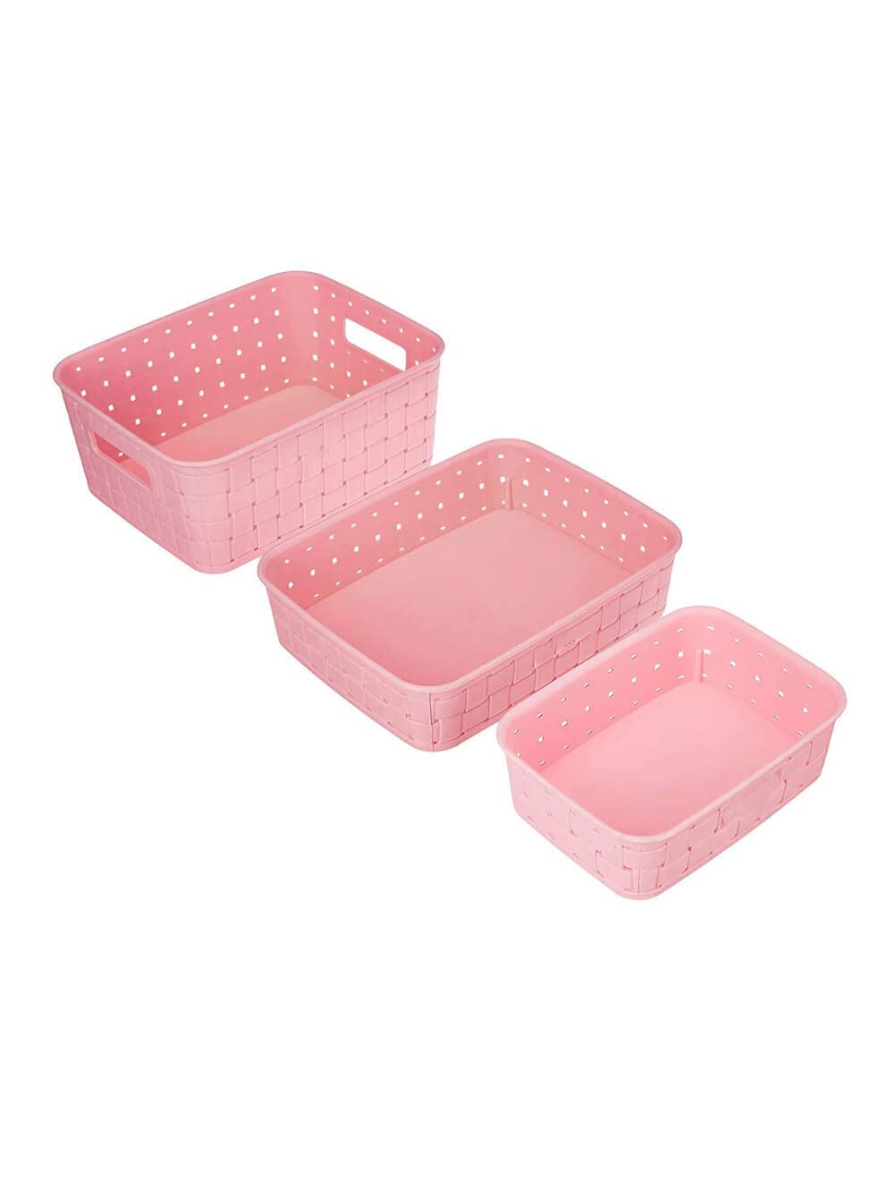 Pranee 3 Pcs Smart Shelf Basket Set