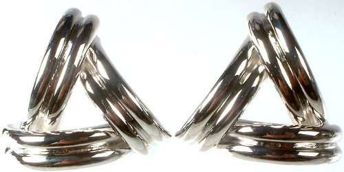 Exotic India Sterling Earrings - Sterling Silver 2
