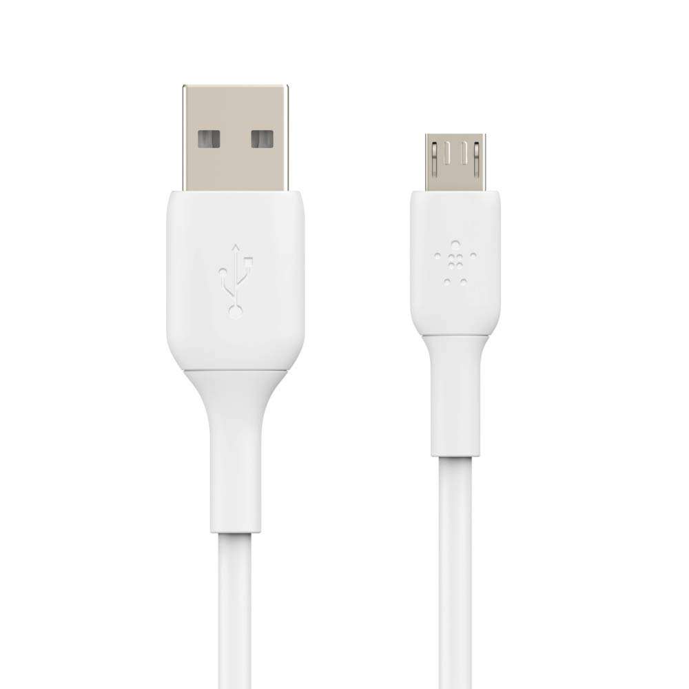 Belkin USB-A to Micro USB Charging Cable for Android Phones and Tablets (3.3 Feet/1 Meter, White) 3