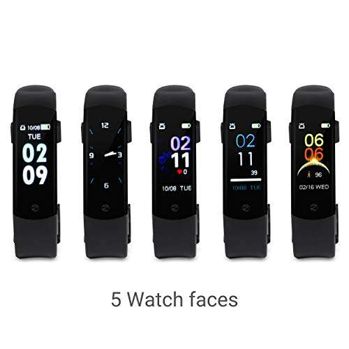 ZEB-FIT550CH, Zebronics Smart Fitness Band with Color Display, Heart Rate Monitor, Pedometer,Sleep Monitoring, Caller ID,Incoming Call Rejection & Music Control. (Blue) 4