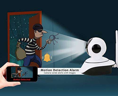 spydo Imported from China Wireless HD IP WiFi CCTV Indoor Security Camera (Support Upto 128 GB SD Card) (White Color) Model:D8810 5