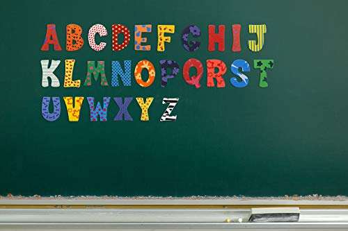 Penta Angel 26Pcs Wooden Magnets Fridge Letters Wood Large Magnetic Refrigerator ABC Alphabet Cute Spelling Learning for Preschool Educational 4