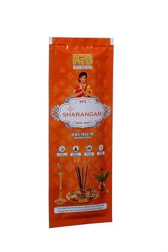 Sharangam | KPS Multiflora | Premium Incense Sticks | Agarbatti | 50 Gm | 30 Sticks | 9 Inches