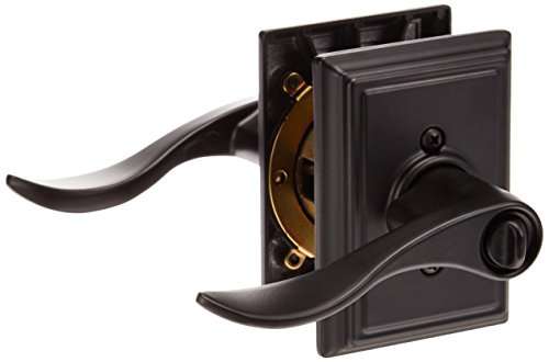 Schlage Lock Company F51ALAT716GRW Latitude Keyed Entry F51A Panic Proof Door Lever with Greenw, Aged Bronze 2