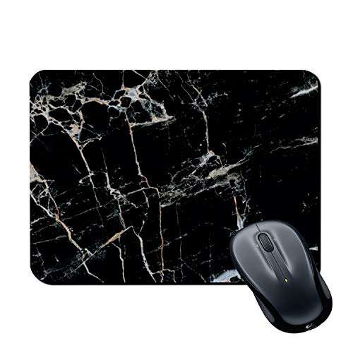 Plan To Gift Gaming Mouse Pad Black texture Landscape Printed Multicolour Size 7x8.8 inches 1