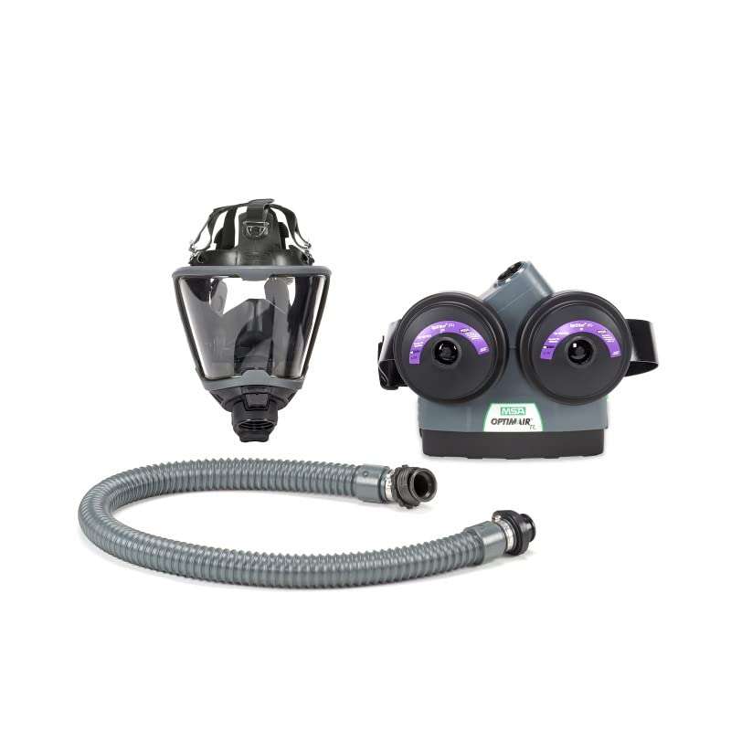 MSA 10081116 OptimAir TL Powered Air-Purifying Respirator Standard Kit - for Hoods, Standard Battery, Includes Charger & Appropriate Breathing Tube, Durable Respiratory Protection 2