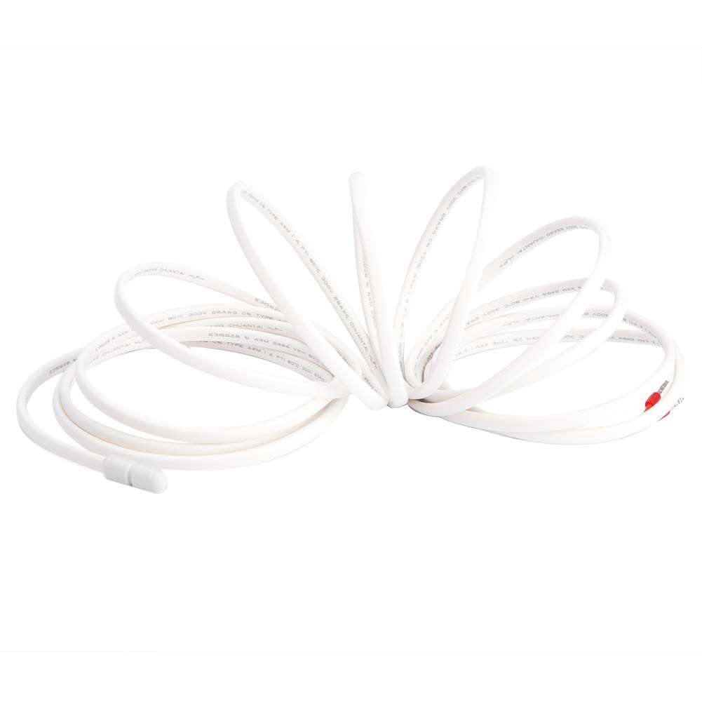 3 Meters Underfloor Heating Sensor Probe Cable, Rubber Thermoplastic Housing, Floor Water Indoor Outdoor Temperature Monitoring, Connect with Thermostat, Stick to Electrothermal 5