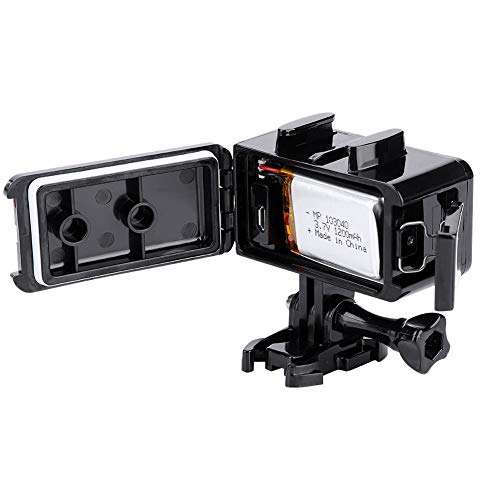 Underwater LED Video Light, Super Bright 40m/130ft Mini Waterproof Diving Fill Lamp 3 Lighting Modes for, for, for XiaoYi Action Camera 5