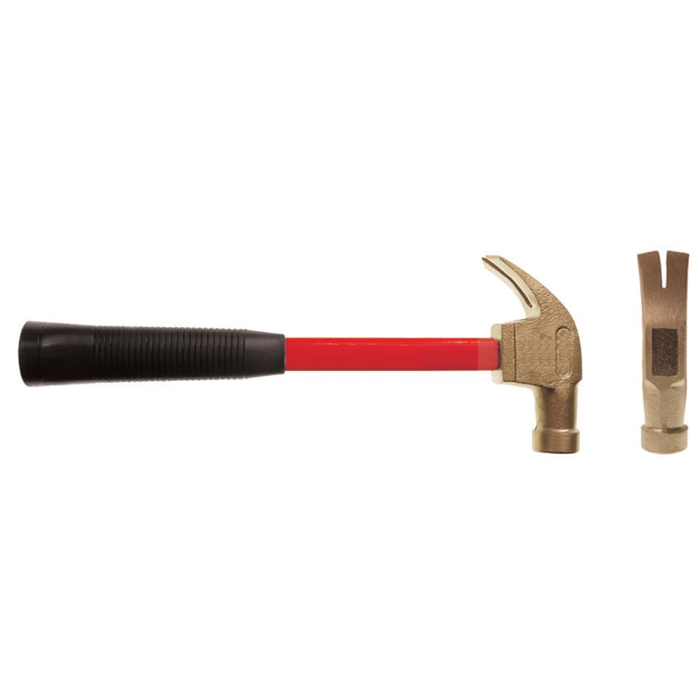CS Unitec Claw Hammer with Nupla Handle Non-Sparking, Non-Magnetic, Corrosion Resistant (Copper Beryllium) .75 Lb TUV Certified EX122U-0075B 1