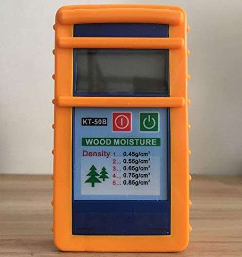 YYONGAO Water Quality Meter, Moisture Meter KT-50B Digital Inductive Wood Moisture Meter Testers Paper Tree Timber Humity Meters Measuring Range 2~90% 0.1 Accuracy Humidity Tester 4