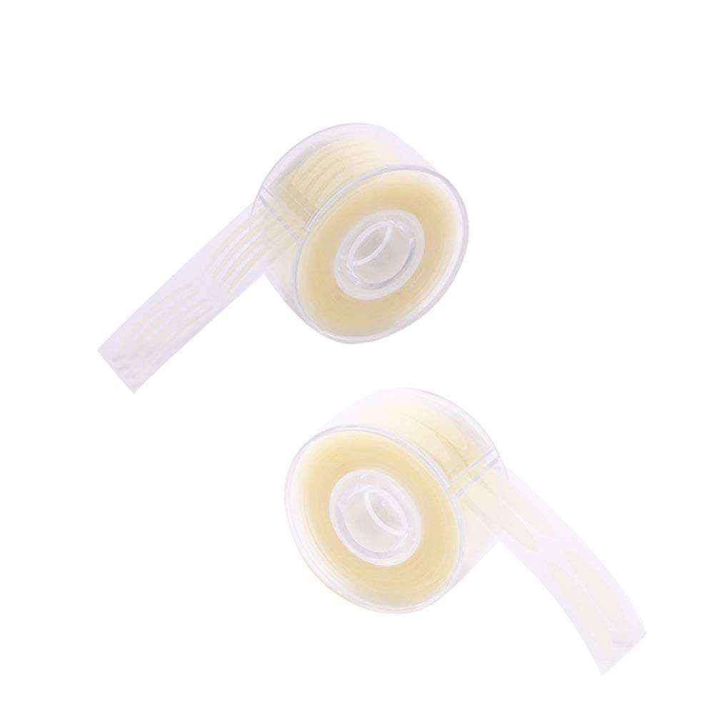 WOIWO 2 PCS Magic Beauty Lace Mesh Double Eyelid Paste Free From Glue Contact With Water Natural Invisible Eyelid Paste 1