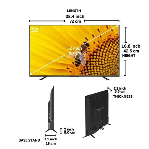 ARIKA 80 cms (32 inches) A-Series Frameless HD Ready LED TV ARC0032ND Model21 (Black) 3