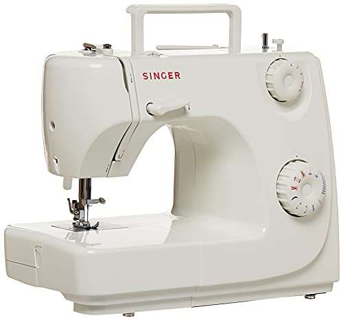 Singer FM 8280 Motorised Automatic Zig-Zag Electric Sewing Machine, 8 Built-in Stitches, 24 Stitches Functions (White) 1