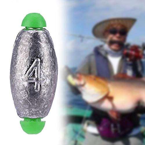 Fishing Weights Removable Sinkers Fishing Sinker Tackle Kits 5 Sizes 10Pcs a Pack(4g) 5