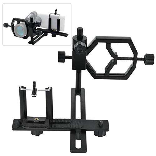 Cell Phone Adapter Mount, 5.5cm-7.5cm Smartphone Holder Clamp Universal for Binocular, Monocular, Astronomical Telescope, Microscope 1
