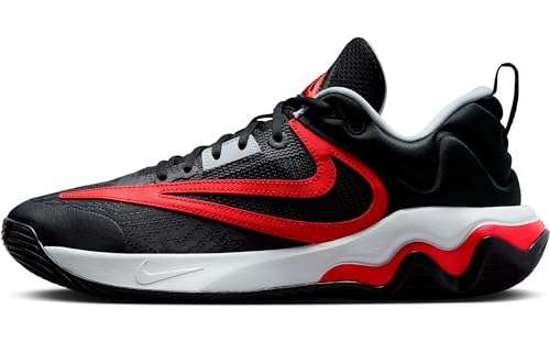 NIKE Giannis Immortality 3 Basketball Shoes (DZ7533-004, Black/University RED-Pure Platinum) Size 10 1