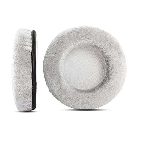 YDYBZB DT770 Velour Ear Pads Replacement Cushions Earpads Foam Pillow Compatible with Beyerdynamic DT 990 Pro DT 770 Pro DT990 DT770 Pro Headphone (Grey) 2