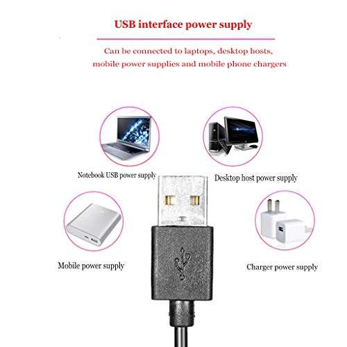 QFFL LED Ring Light Floor-Standing LED Ring Fill Light Soft Light 3 Colors with Tripod Stand and Phone Holder USB Interface Power Supply for Makeup Video Photography (Color : 43-110CM) 5