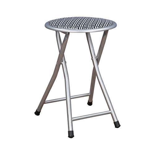 HomeTown Evan Metal Folding Chair in Black Colour 3