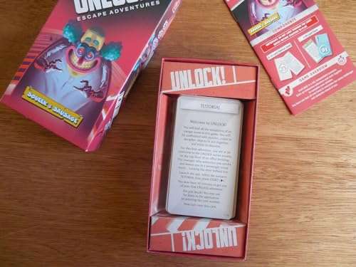 UNLOCK! Escape Adventures - Squeek & Sausage Card Game - Escape Room-Inspired Cooperative Adventure, Fun Family Game for Kids and Adults, Ages 10+, 1-6 Players, 1 Hour Playtime, Made by Space Cowboys 2