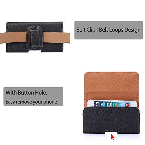 for Samsung Galaxy S20 FE 5G,S20 Ultra 5G,Note20 5G,Note20 Ultra 5G,s20 ultra,s20+,A71 5G Holster,Leather Belt Case with Clip Cell Phone Pouch Holder for Sony Xperia 10 Plus,1,XA Ultra,1 II,L4 4