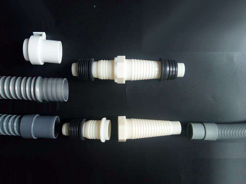 1 Piece Washing Machine Drain Hose Connectors with Hose Clamps Dishwasher Drain Hose Adapter Washer Drain Hose Extension Adapter for 20mm - 32mm Washing Machine Dishwasher Water Hose 6