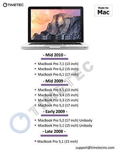 Timetec 8GB KIT(2x4GB) Compatible for Apple DDR3 1067MHz / 1066MHz PC3-8500 CL7 for Mac Book, Mac Book Pro, iMac, Mac mini (Late 2008, Early/Mid/Late 2009, Mid 2010) SODIMM Memory MAC RAM Upgrade 4